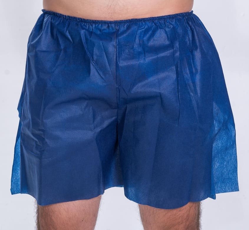 SHORT DESCARTÁVEL COM ABERTURA LATERAL